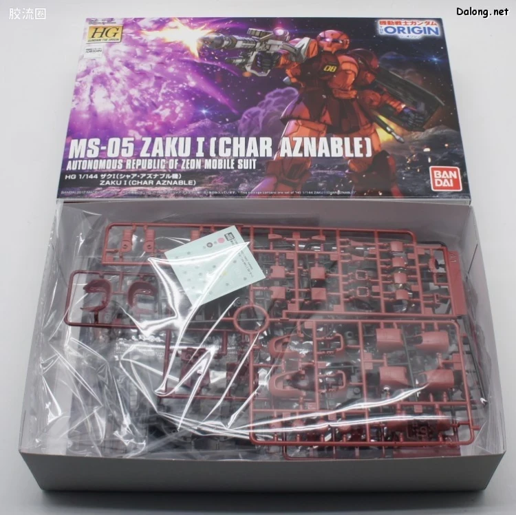 HG 高达The Origin 普通版 MS-05 扎古I(夏亚·阿兹纳布尔机) - 图片